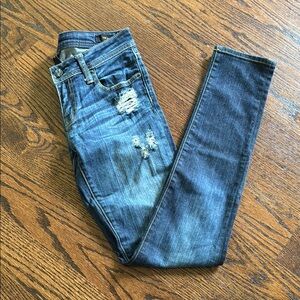 Distressed Blue Women's Jeans